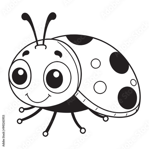 A cute lady bug 