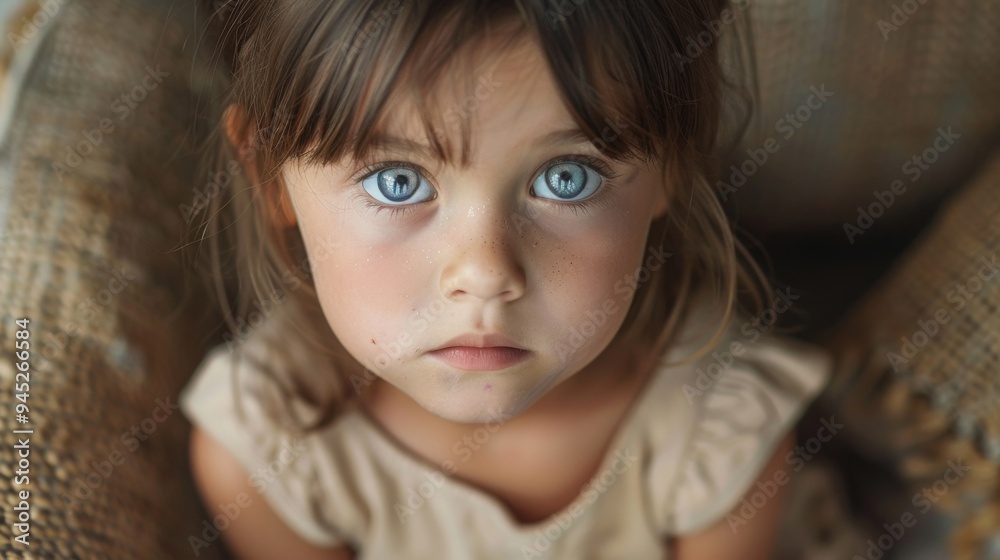 Portrait of a Child with Mesmerizing Eyes Portrait of a Child with Mesmerizing Eyes