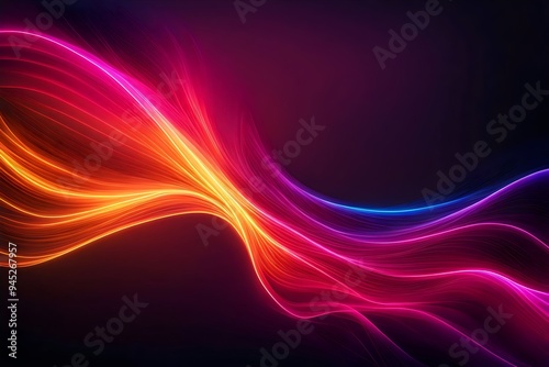 light glowing waves abstract background design, backgrounds 