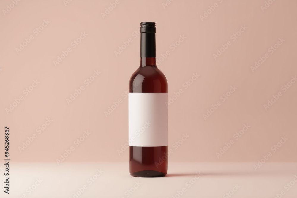 High-quality wine bottle mockup, perfect for showcasing label designs and branding. Includes realistic 3D rendering with customizable packaging options. Ideal for product visualization.