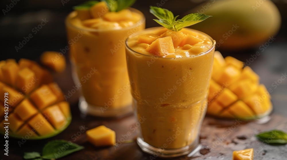 Mango Smoothie Delight Mango Smoothie Delight