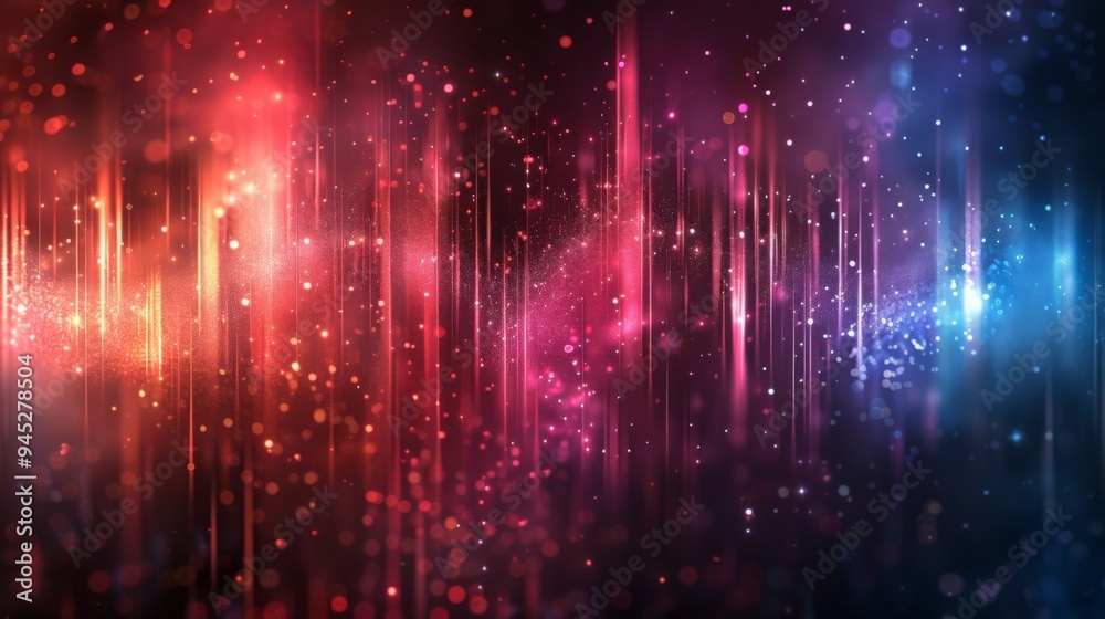 Abstract Glowing Vertical Lines in Multicolor Background Abstract Glowing Vertical Lines in Multicolor Background