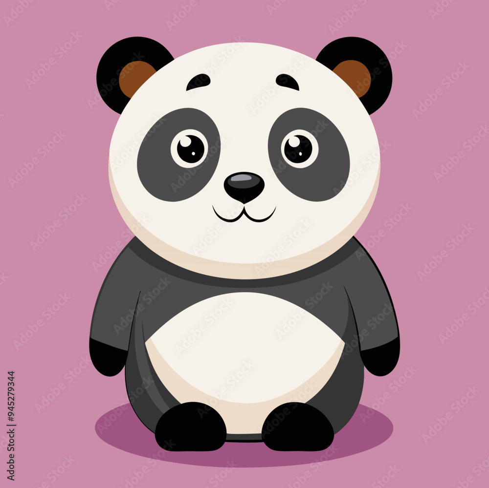 Cute Vector Panda
