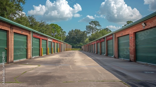 Outdoor self-storage units