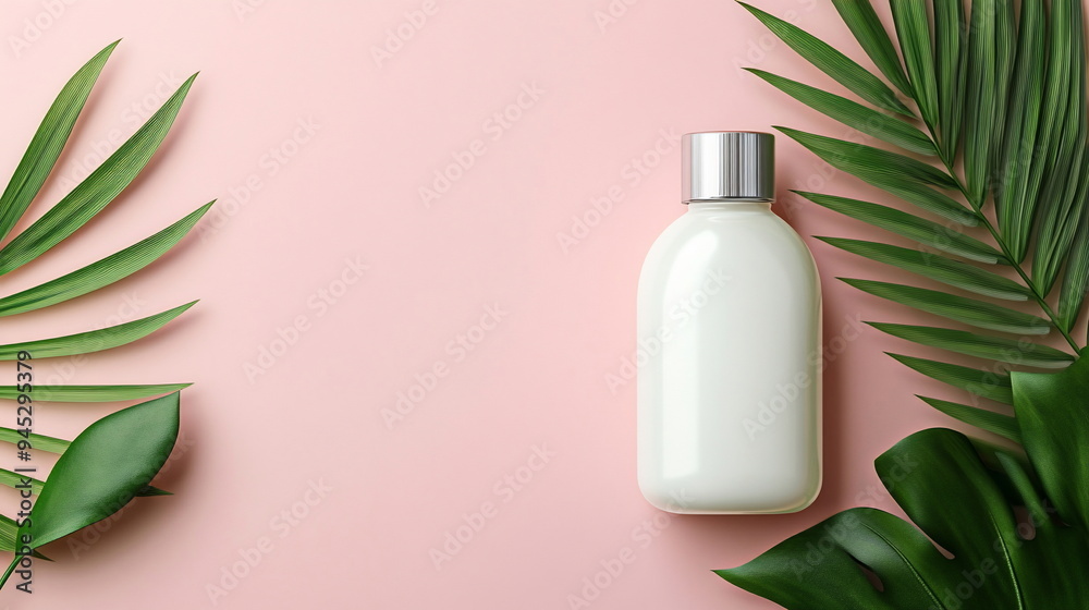 White Bottle Mockup. White Bottle Mockup.