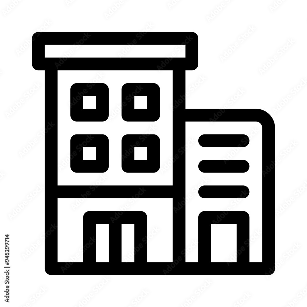building line icon building line icon