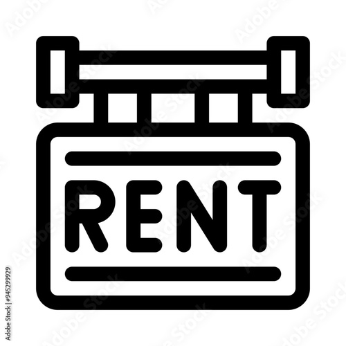 rent line icon