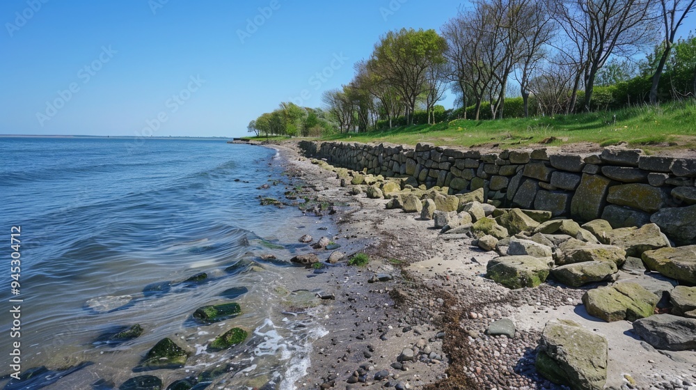 Coastal Landscape with Rocky Beach
Coastal Landscape with Rocky Beach