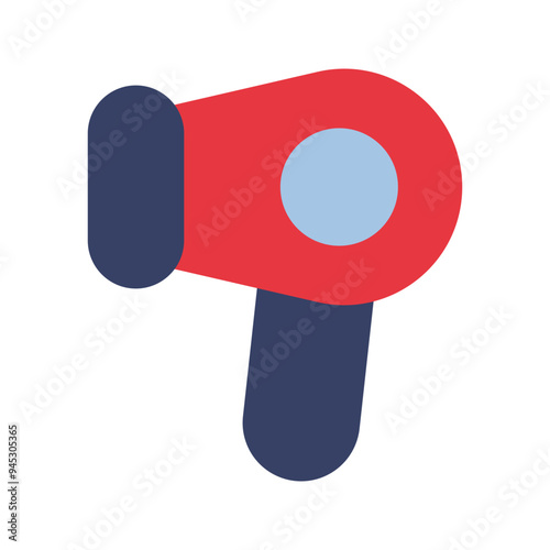hairdryer flat icon