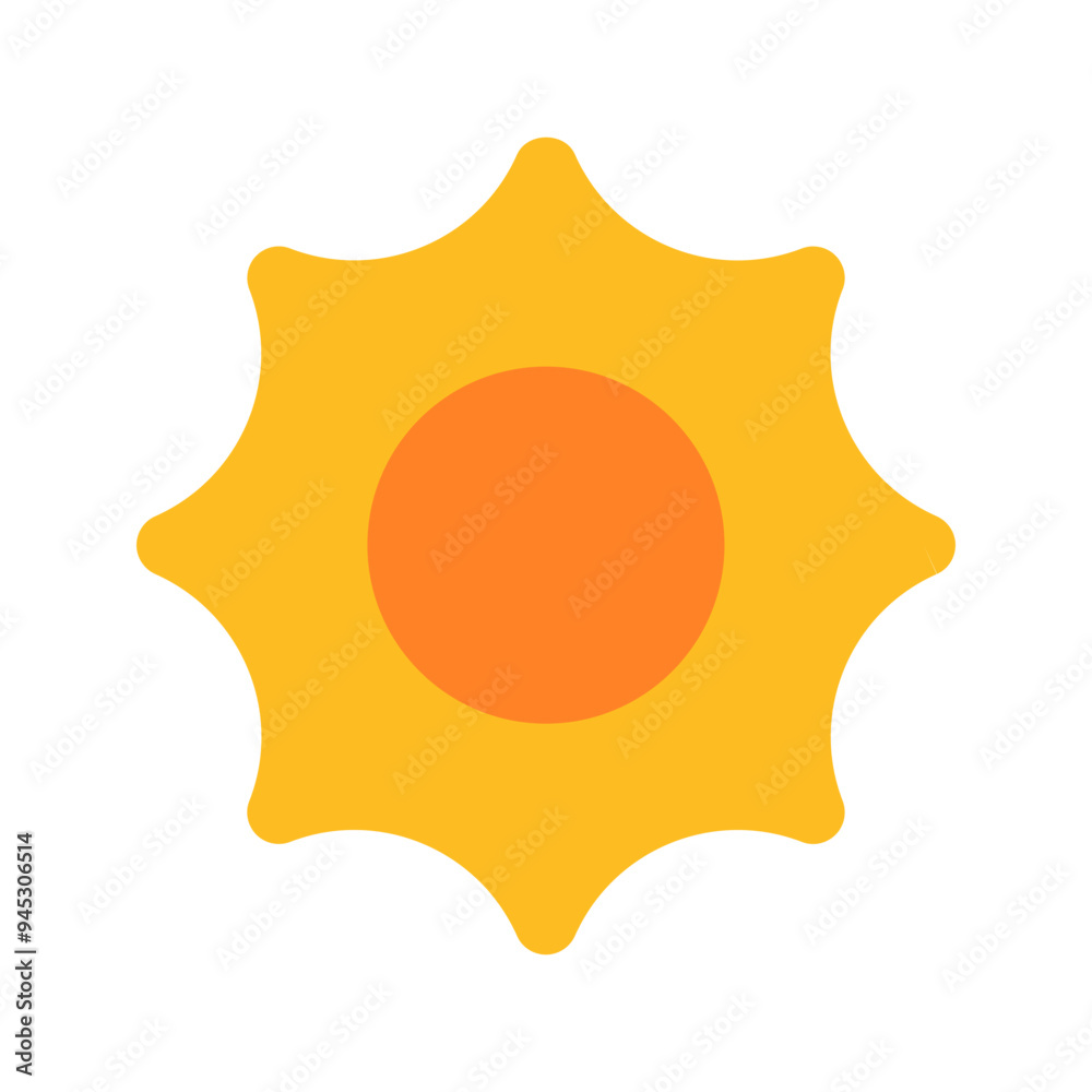 sun flat icon sun flat icon