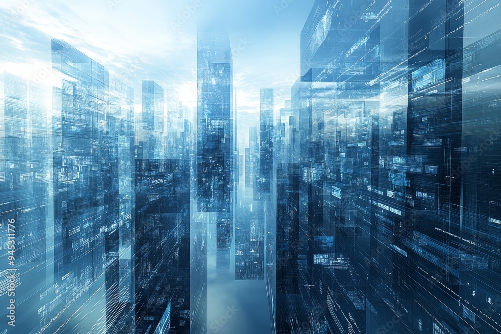 Abstract rendering of a digital economy being shaped by policy changes, concept of adaptive economic strategies Abstract rendering of a digital economy being shaped by policy changes, concept of adaptive economic strategies