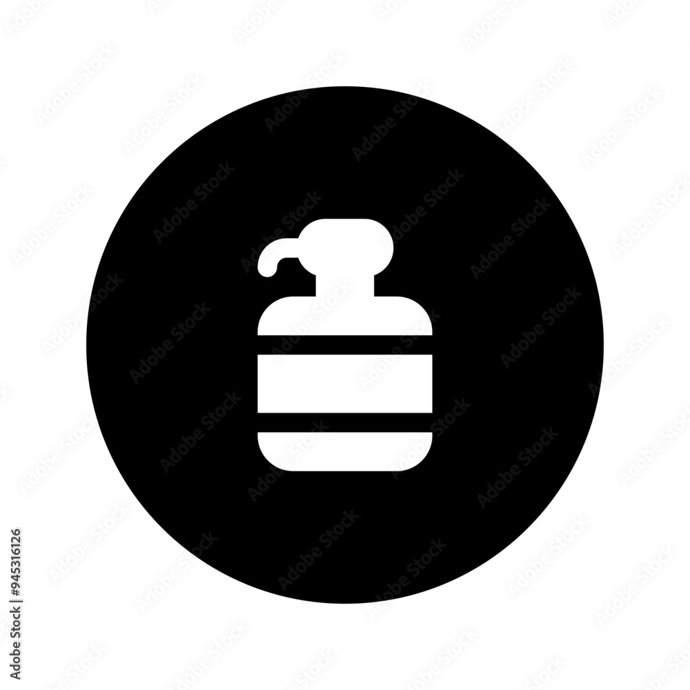 soap glyph circular icon soap glyph circular icon