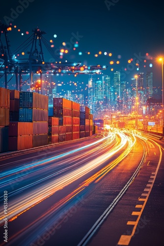 Abstract representation of economic policy impacting global trade routes, concept of international economic relations