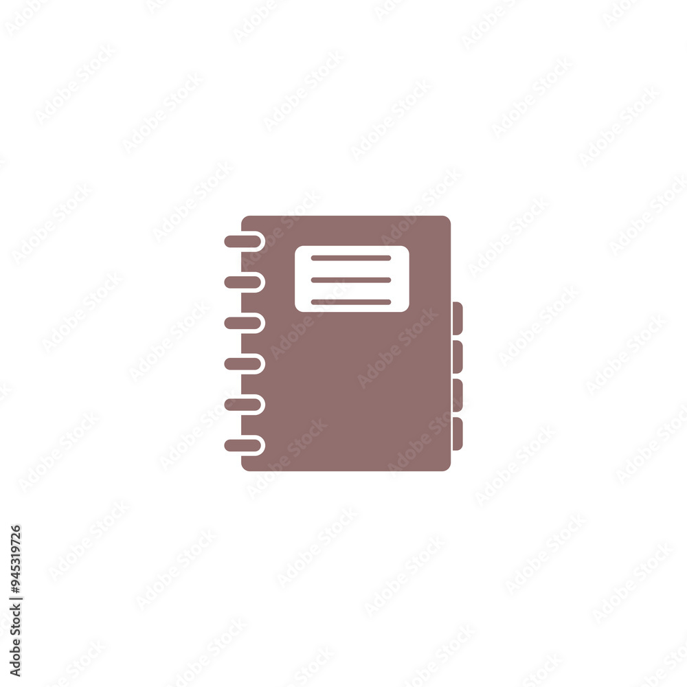 Address book icon isolated on transparent background Address book icon isolated on transparent background