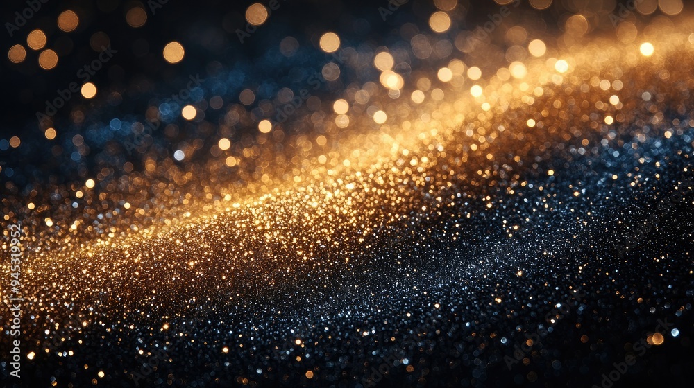 Luxurious sparkling background with gold and silver Luxurious sparkling background with gold and silver