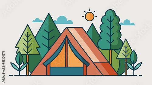 Camping icons