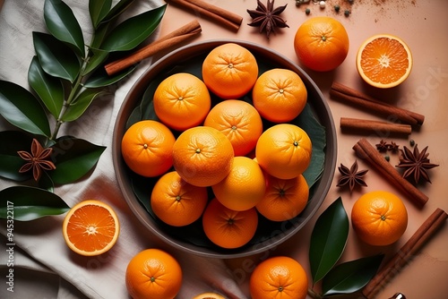 Citrus Wonderland Capturing the Essence of Seasonal Fruits photo