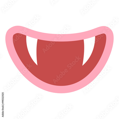 Vampire Fangs Illustration