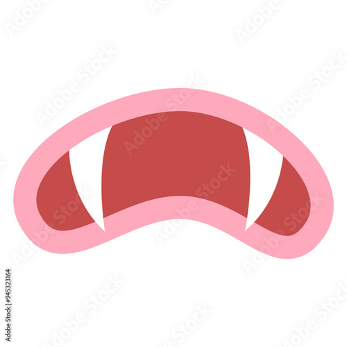 Vampire Fangs Illustration