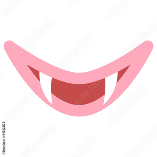 Vampire Fangs Illustration