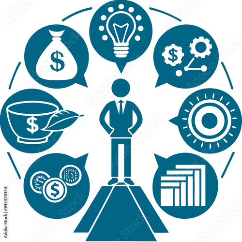 Stages of achieving financial independence: budget, investments, income