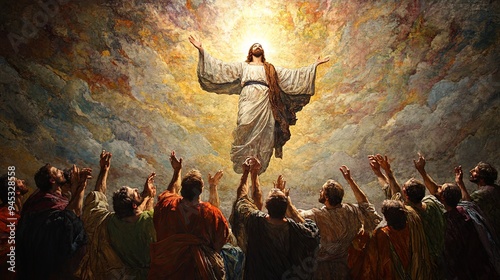The Ascension of Jesus Christ into Heaven
