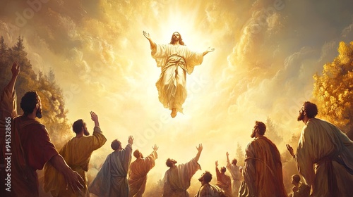 The Ascension of Jesus Christ into Heaven