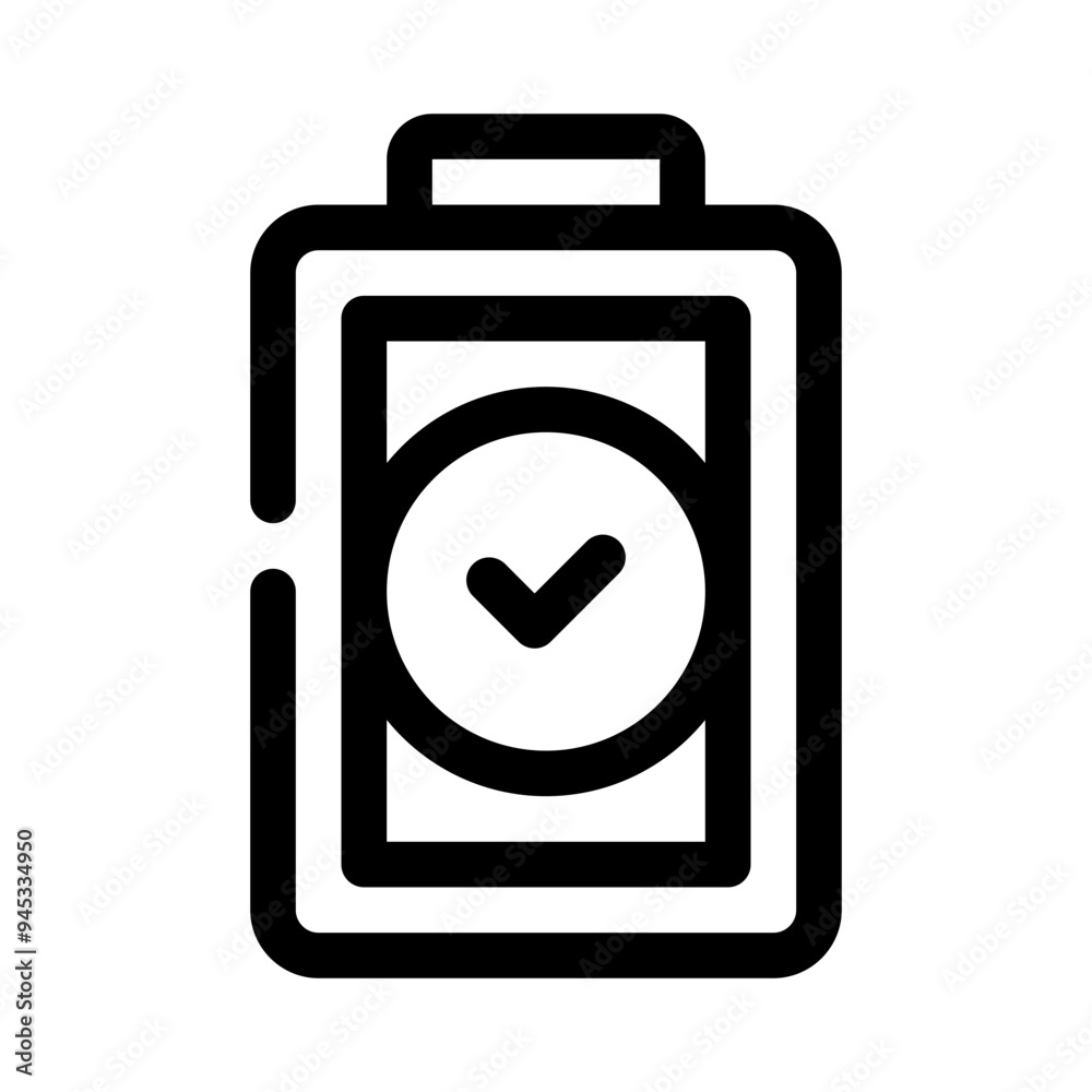 battery line icon battery line icon