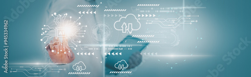 AI-power Smart Assistant revolution daily life and work managing tasks concept, answer query automation routines, concept artificial intelligence or IOT technology data network control innovation
