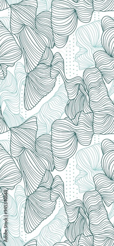 White Floral Pattern with Subtle Petal Details