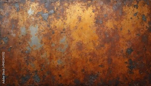 Rust texture on a metal surface with clear signs of corrosion and discoloration. Perfect for industrial or vintage style projects.