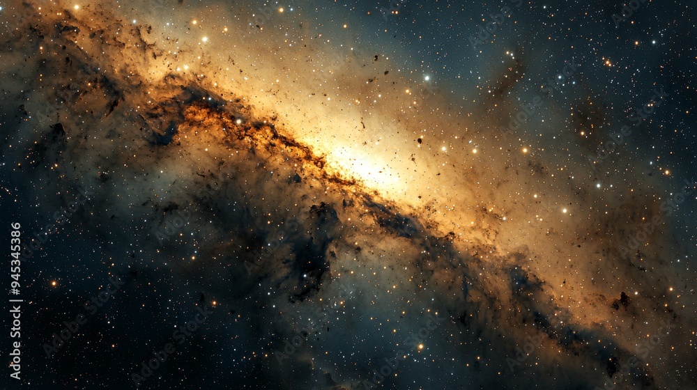 Milky Way Core : High-resolution close-up of the core of the Milky Way ...