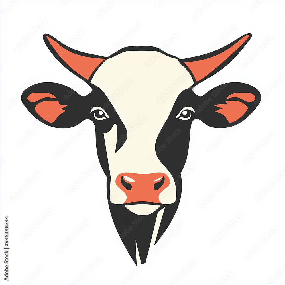 Obraz premium cow's head