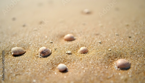 Sand texture on a beach with natural patterns and fine grains. Ideal for nature and relaxation-related projects.