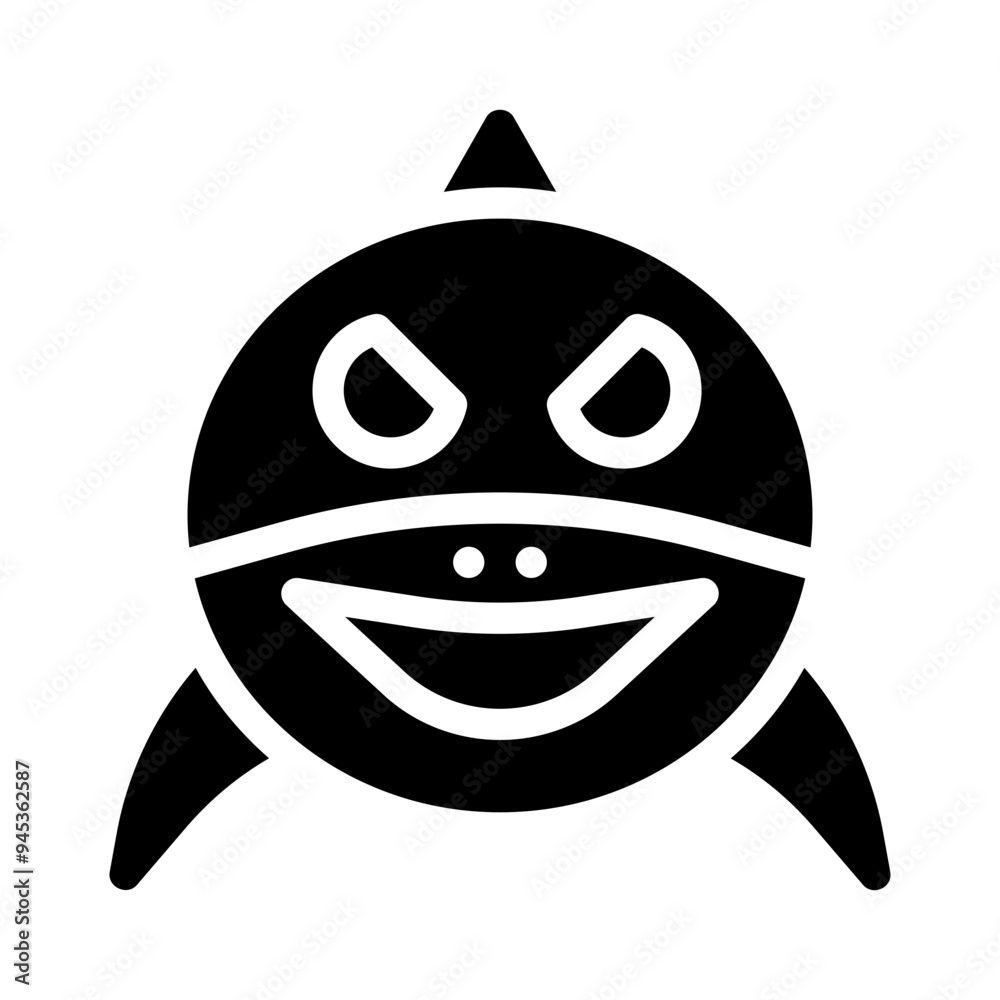 shark glyph icon shark glyph icon
