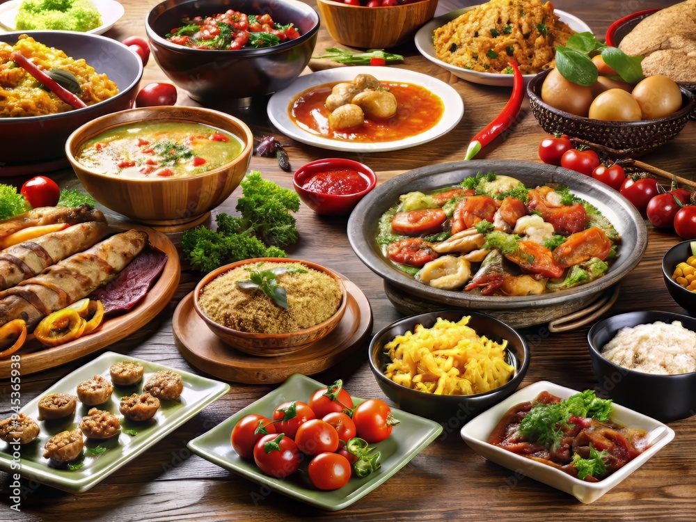 These prompts should result in high-quality, realistic images that showcase the dish in various contexts and arrangements. These prompts should result in high-quality, realistic images that showcase the dish in various contexts and arrangements.