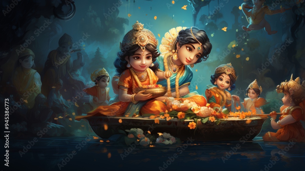 Janmashtami 6th September till 7th September Generative AI Janmashtami 6th September till 7th September Generative AI
