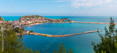 Amasra cityscape - Amasra is a small sea resort town in Bartin - Blacksea region -Turkey