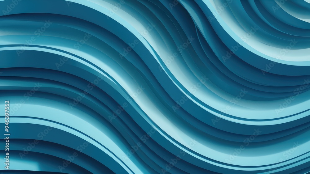 Smooth Blue Stripes on an Abstract Wavy Textured Background Smooth Blue Stripes on an Abstract Wavy Textured Background