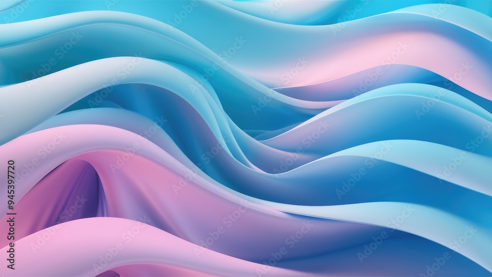Soft blue wave gradient background with pastel hues, EPS 10 format Soft blue wave gradient background with pastel hues, EPS 10 format