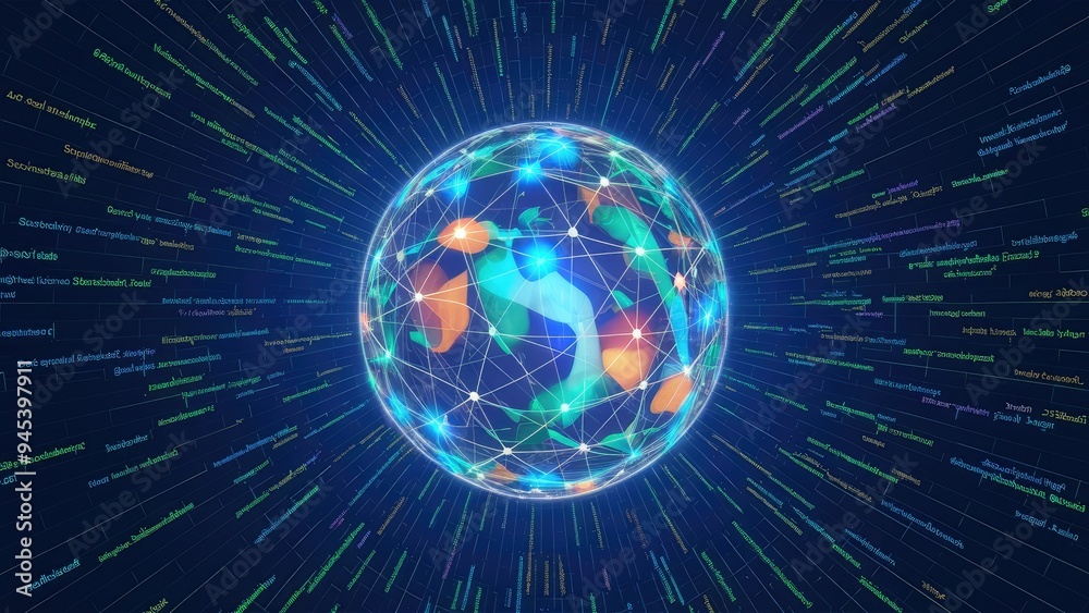 Obraz premium Strategic Networking Powered by Analytics and Reporting