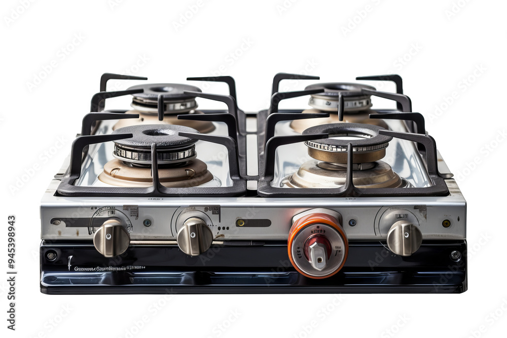 High-resolution gas stove burner isolated on transparent background for kitchen design projects, cooking concepts, and culinary equipment High-resolution gas stove burner isolated on transparent background for kitchen design projects, cooking concepts, and culinary equipment