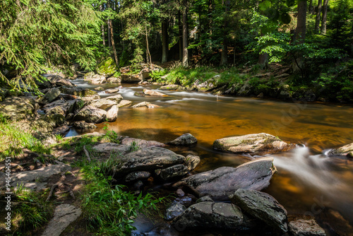 Divoka Orlice river at Zemska brana, Czech Republic photo