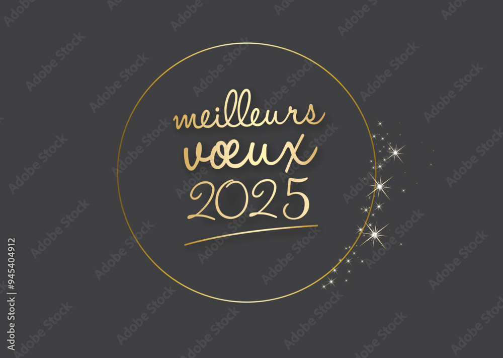 Carte meilleurs vœux 2025
