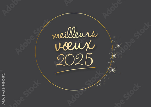 Carte meilleurs vœux 2025