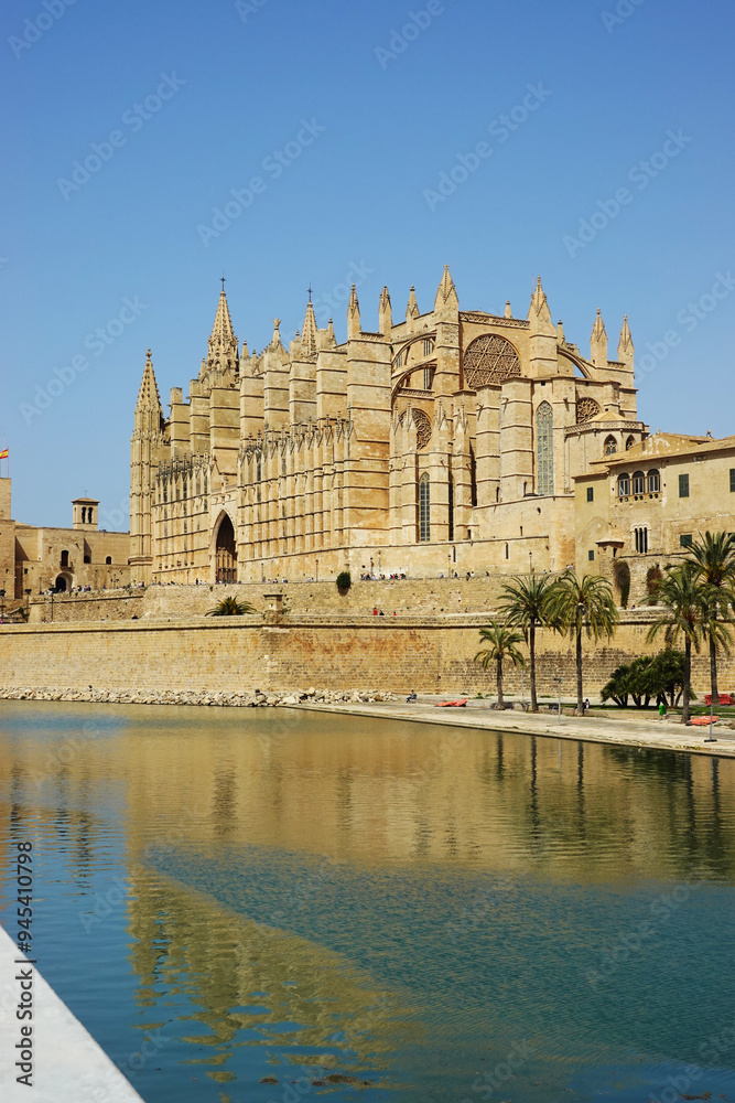 Cathedral Basílica de Santa María de Mallorca, Palma de Mallorca, Spain Cathedral Basílica de Santa María de Mallorca, Palma de Mallorca, Spain