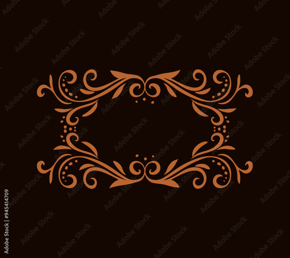Old cute romantic book ribbon bow swirly tag swoosh element isolated on dark black board backdrop. Freehand white chalk outline drawn curly logo sketchy in artistic rustic curlicue scrawl style