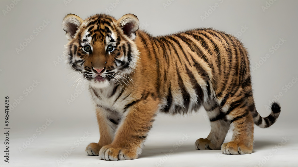 Obraz premium tiger kitten