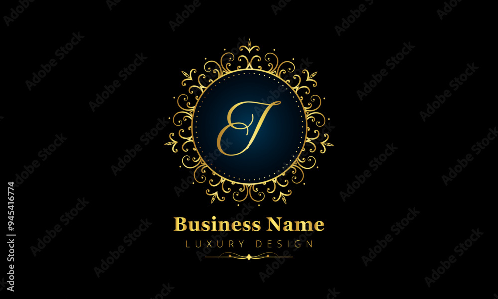 Naklejka premium Beautiful Royal luxury logo design