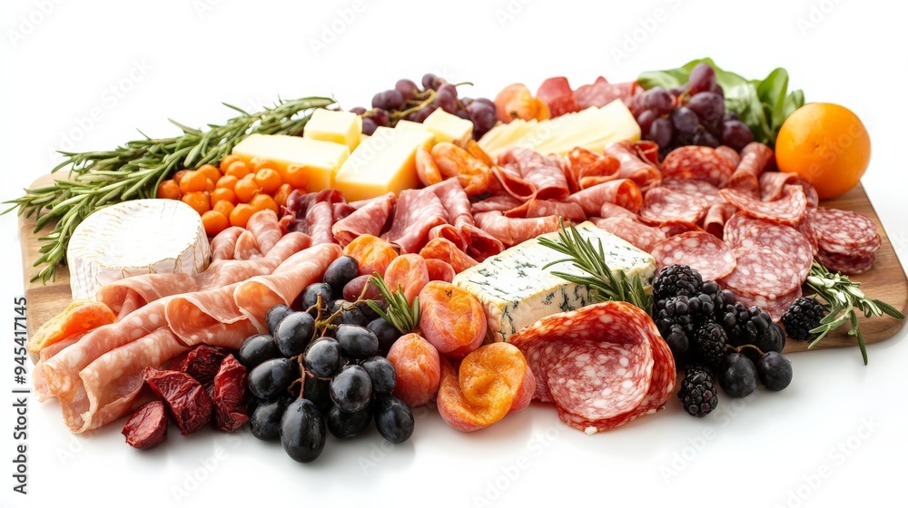 A vibrant and diverse charcuterie board showcasing a selection of meats, cheeses, fruits, and vegetables, beautifully arranged for a delightful dining experience. A vibrant and diverse charcuterie board showcasing a selection of meats, cheeses, fruits, and vegetables, beautifully arranged for a delightful dining experience.